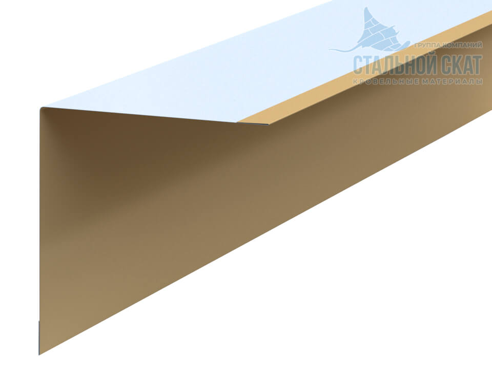 Планка угла внутреннего 75х75х3000 NormanMP (ПЭ-01-1014-0.5) в Голицыно