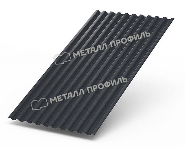 Профнастил С21 х 1000 - B (Steelmatt-20-7024-0.4±0.08мм) в Голицыно