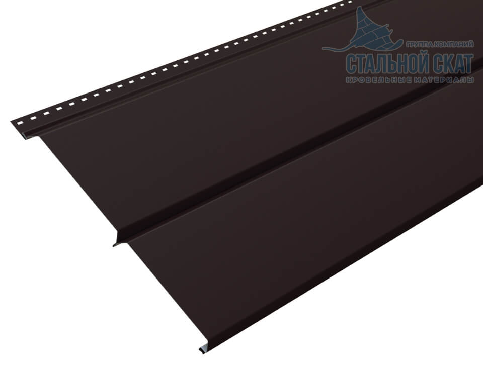 Сайдинг Lбрус-XL-14х335 (VALORI-20-DarkBrown-0.5) в Голицыно