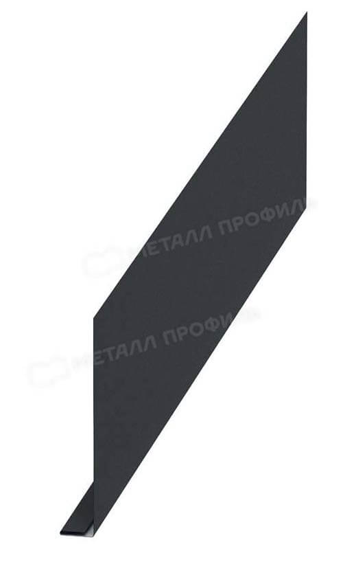 Планка карнизного свеса 250х50х3000 (VALORI-20-Серый Сланец-0.5)